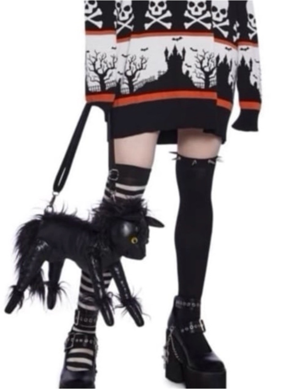 Dolls Kill Hexed Kitty Crossbody purse
